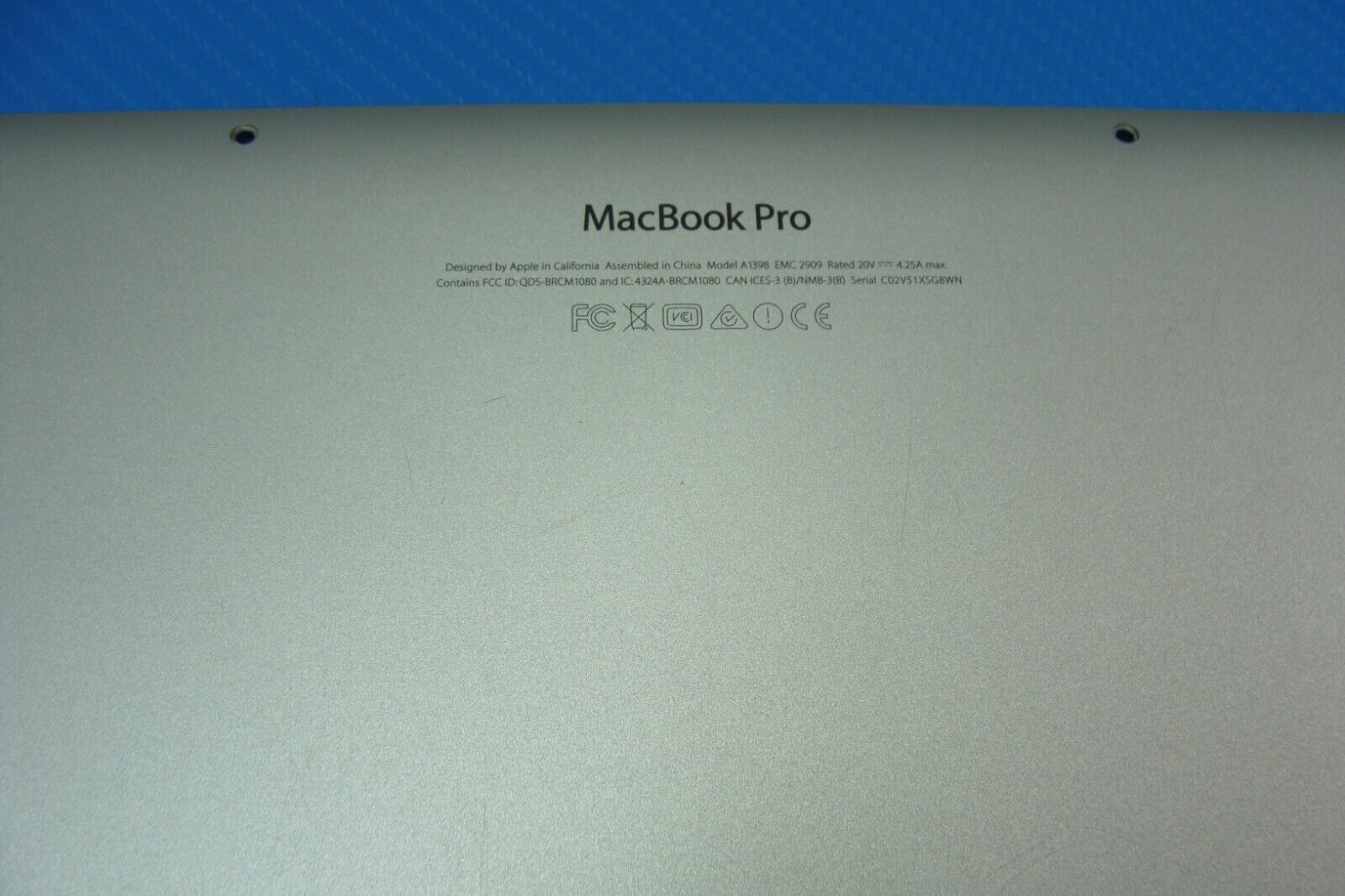 MacBook Pro A1398 15