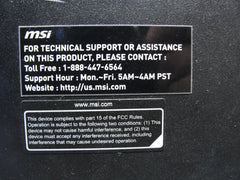 MSI GF65 Thin 10UE 15.6" Genuine Laptop Bottom Case Base Cover 3076W1D213