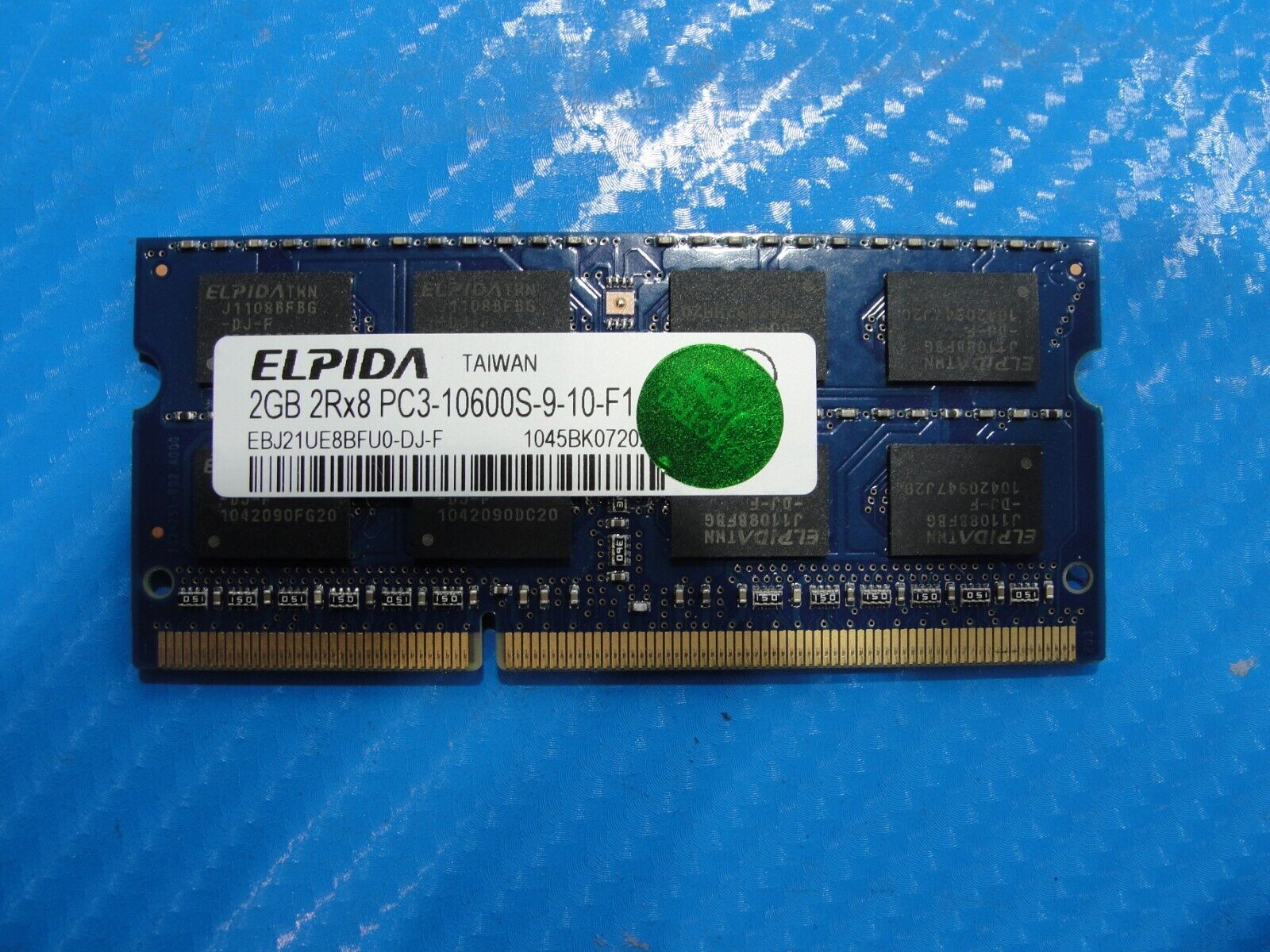 Asus N53S Elpida 2Gb 2Rx8 Memory Ram So-Dimm PC3-10600S EBJ21UE8BFU0-DJ-F