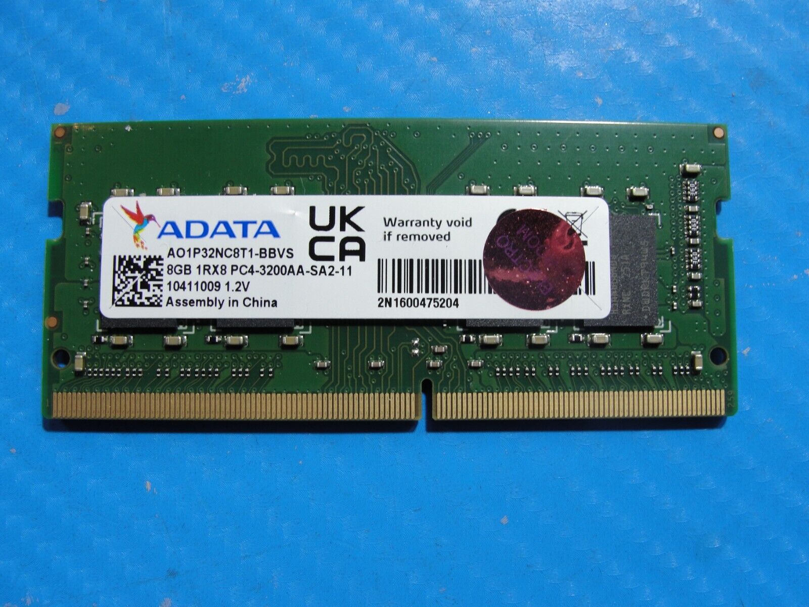 HP 17-cn0003dx ADATA 8GB 1Rx8 PC4-3200AA SO-DIMM Memory RAM AO1P32NC8T1-BBVS