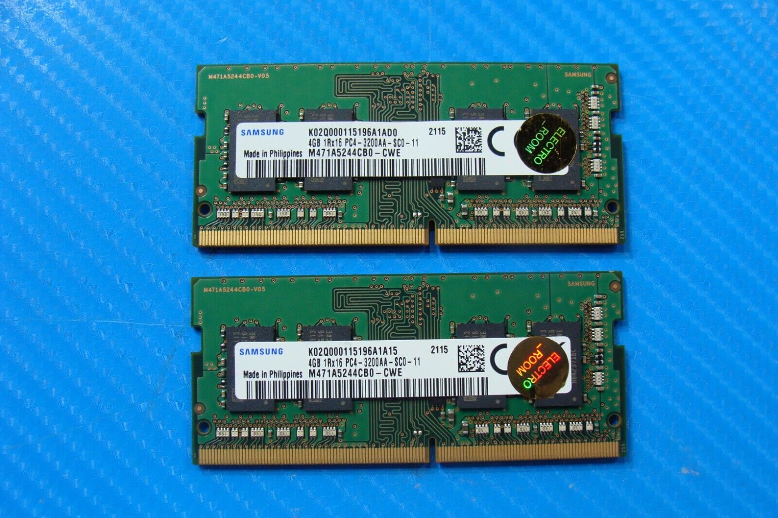 HP 17-by4633dx Samsung 8GB 2x4GB PC4-3200AA Memory RAM SO-DIMM M471A5244CB0-CWE