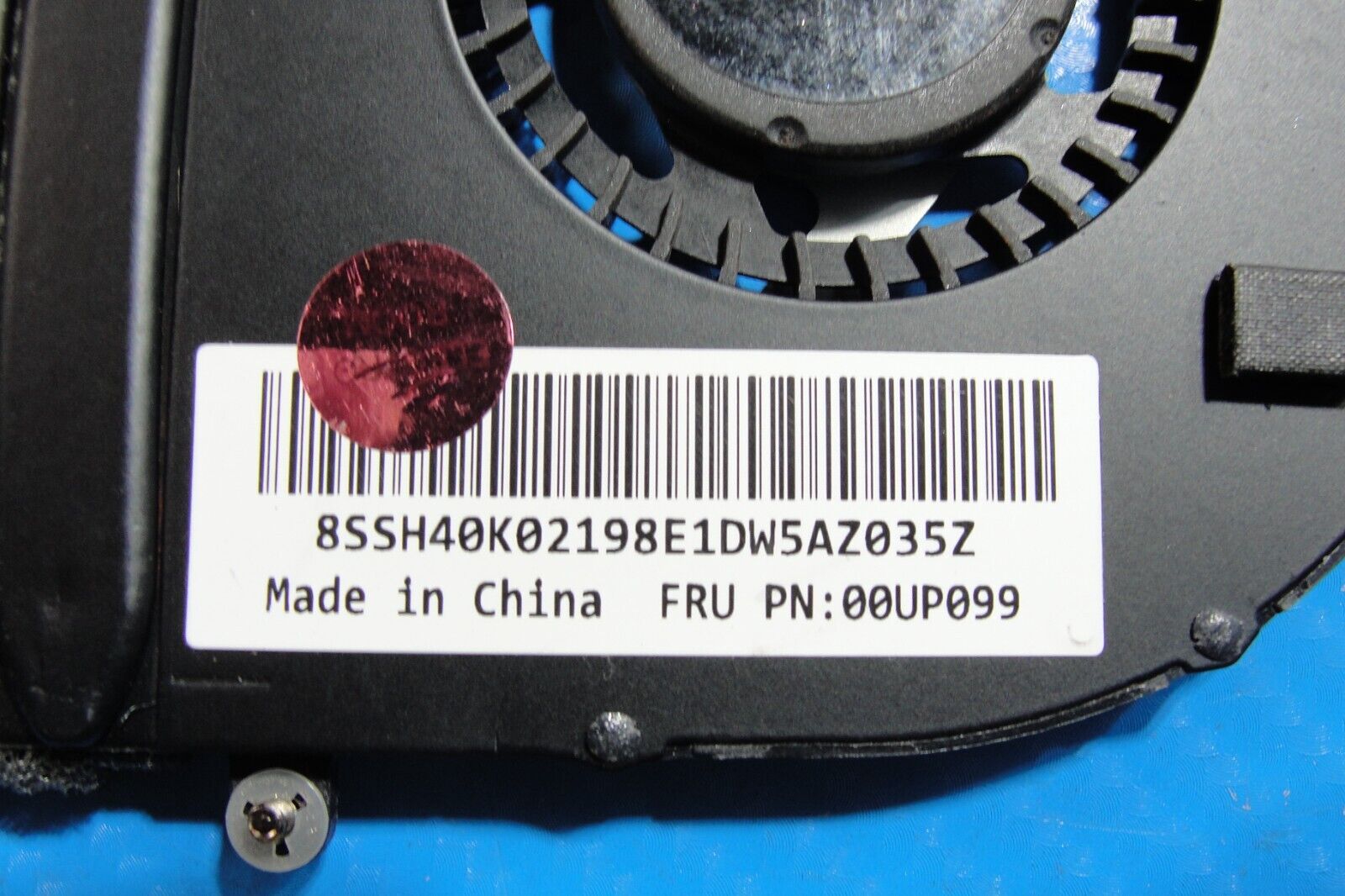 Lenovo ThinkPad 15.6” E560 Genuine Cooling Fan w/Heatsink 00UP099 AT0ZR001DT0