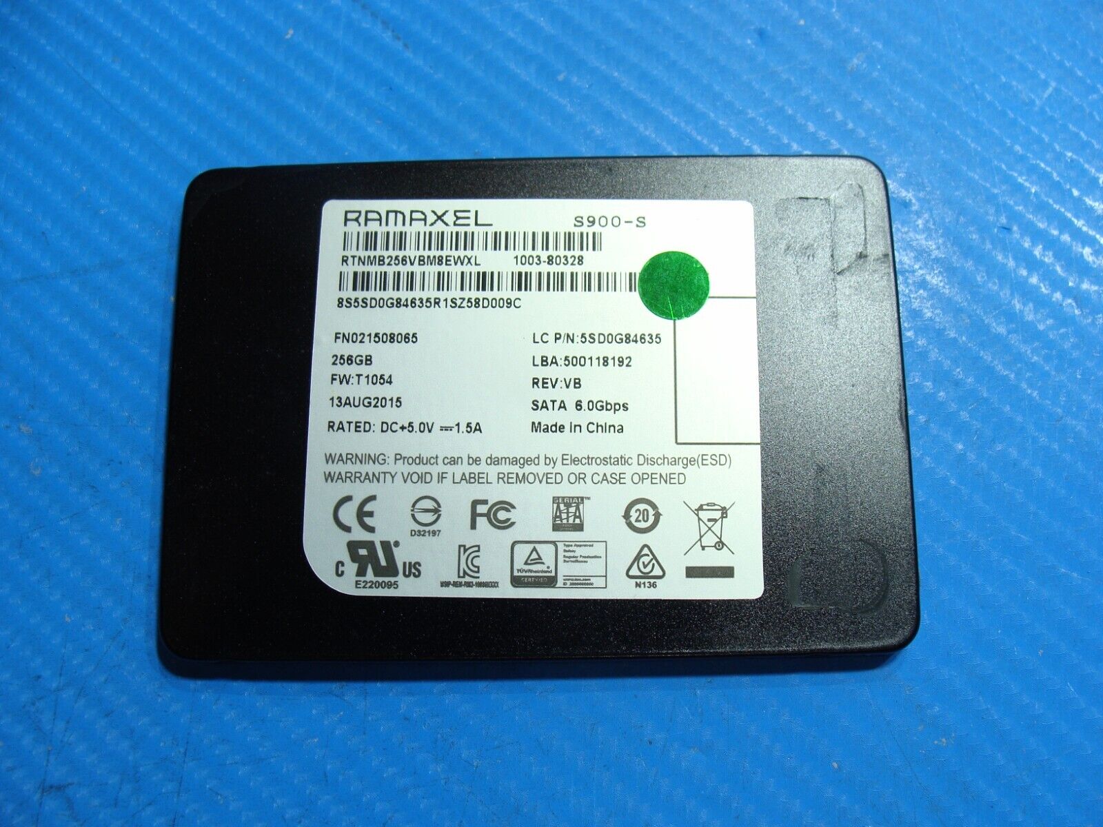 Lenovo Yoga 3 14 Ramaxel SSD DRIVE 256GB SATA 5SD0G84635