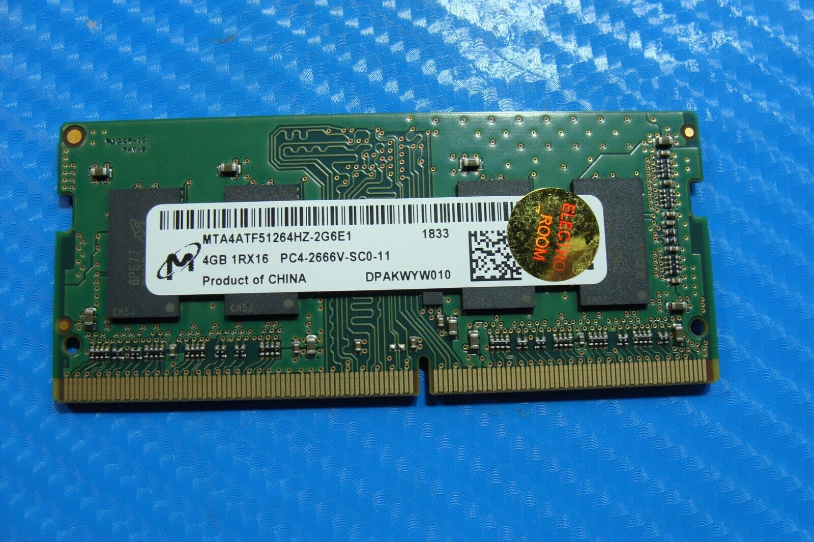 HP 440 G5 Micron 4GB PC4-2666V Memory RAM SO-DIMM MTA4ATF51264HZ-2G6E1