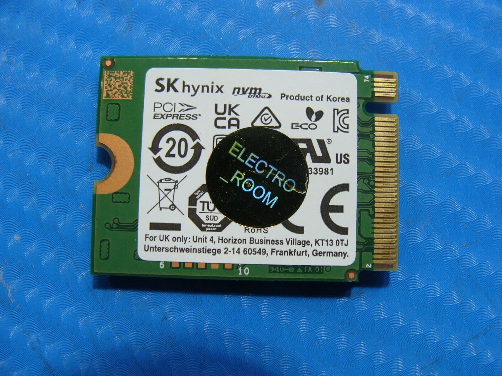 Dell 5510 SK Hynix 512GB NVMe M.2 SSD Solid State Drive HFM512GD3GX013N WYTPM