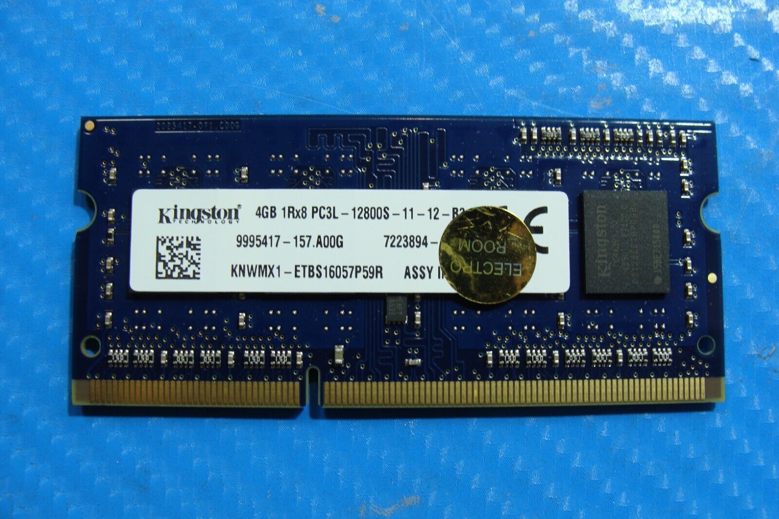 Dell 5559 Kingston 4GB 1Rx8 PC3L-12800S Memory RAM SO-DIMM KNWMX1-ETB