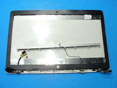 HP 17.3" 17-by3053cl Genuine Laptop LCD Back Cover w/Front Bezel & Hinges Silver