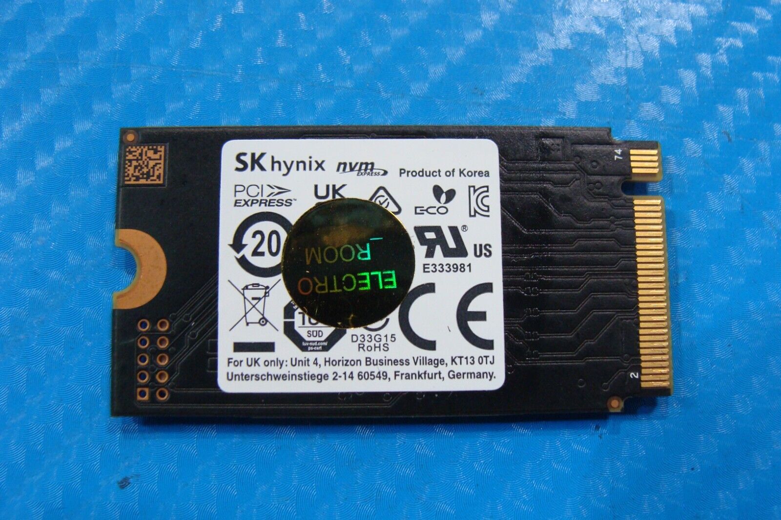 Lenovo 14 G2 ARE SK hynix SSD M.2 NVMe 512GB 5SS0Z46559 HFM512GD3HX015N