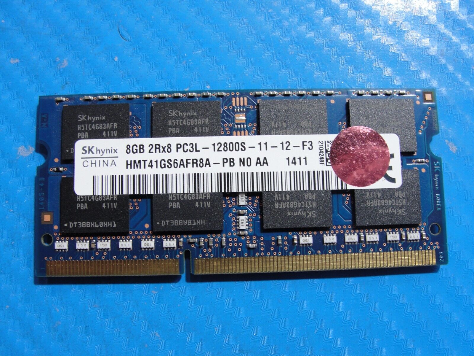 Lenovo Y50-70 SK Hynix 8GB 2Rx8 PC3L-12800S SO-DIMM Memory RAM HMT41GS6AFR8A-PB