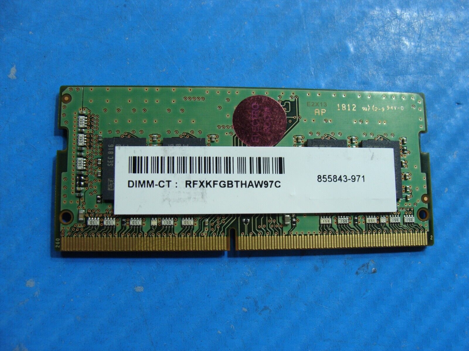 Lenovo Yoga 260 Samsung 8GB 1Rx8 PC4-2400T Memory RAM SO-DIMM M471A1K43BB1-CRC