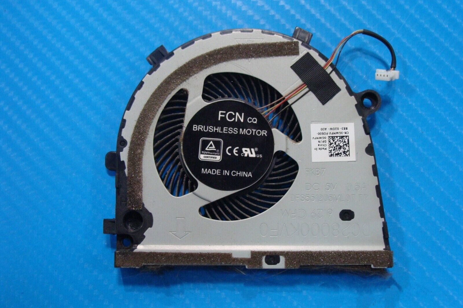 Dell G3 15.6” 3579 Genuine Laptop CPU Cooling Fan GWMFV DC28000KVF0