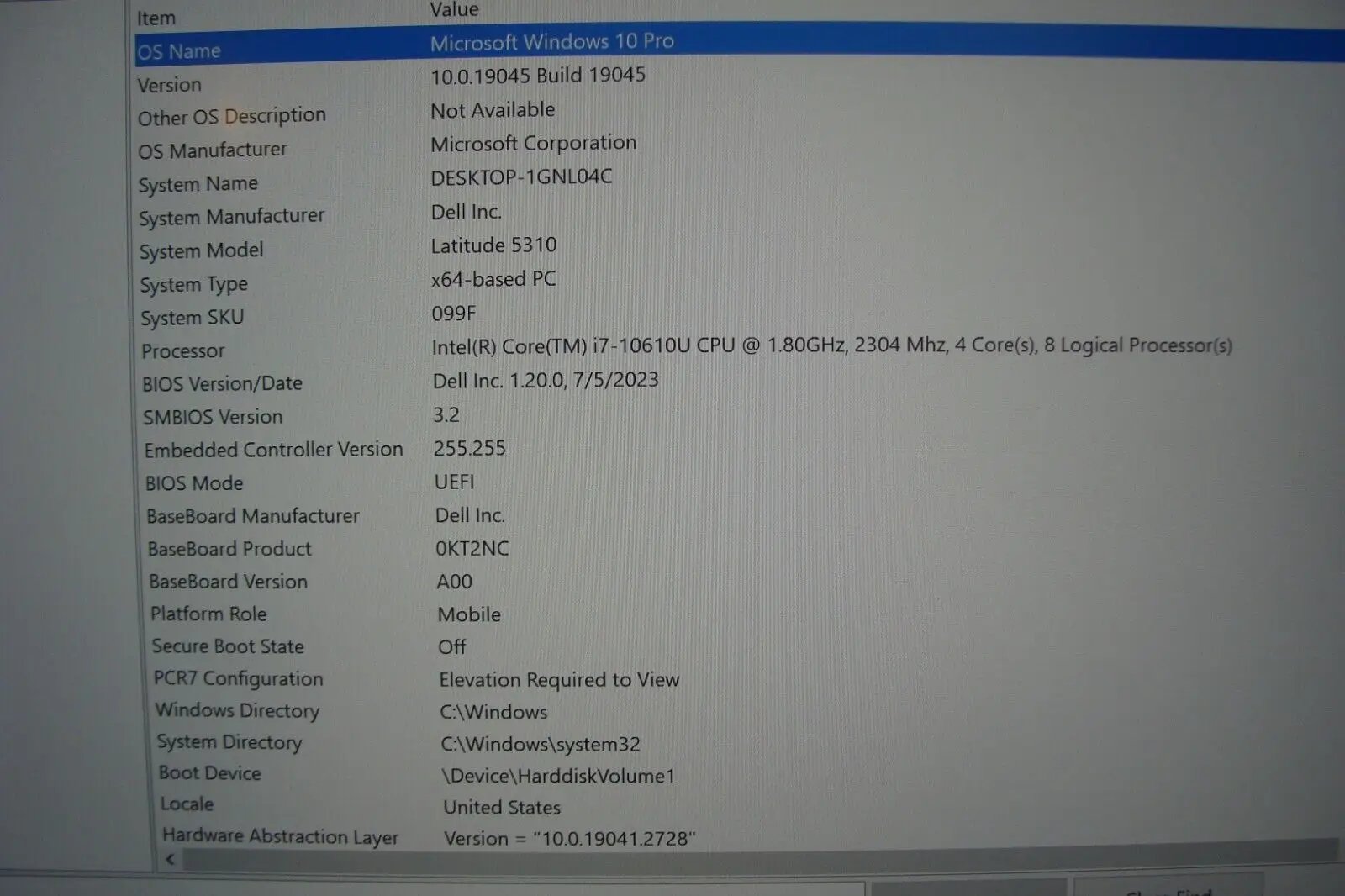 Dell Latitude 5310 13.3