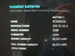 HP ENVY 13-aq0011ms 13.3"FHD TOUCH Core i5-8265U 1.6GHz 8GB 256GB 83% Battery