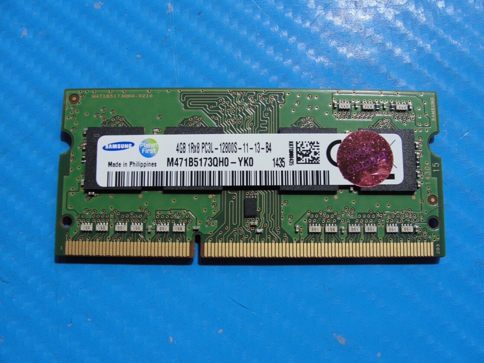 HP 11-n010dx Samsung 4GB 1Rx8 PC3L-12800S SO-DIMM Memory RAM M471B5173QH0-YK0