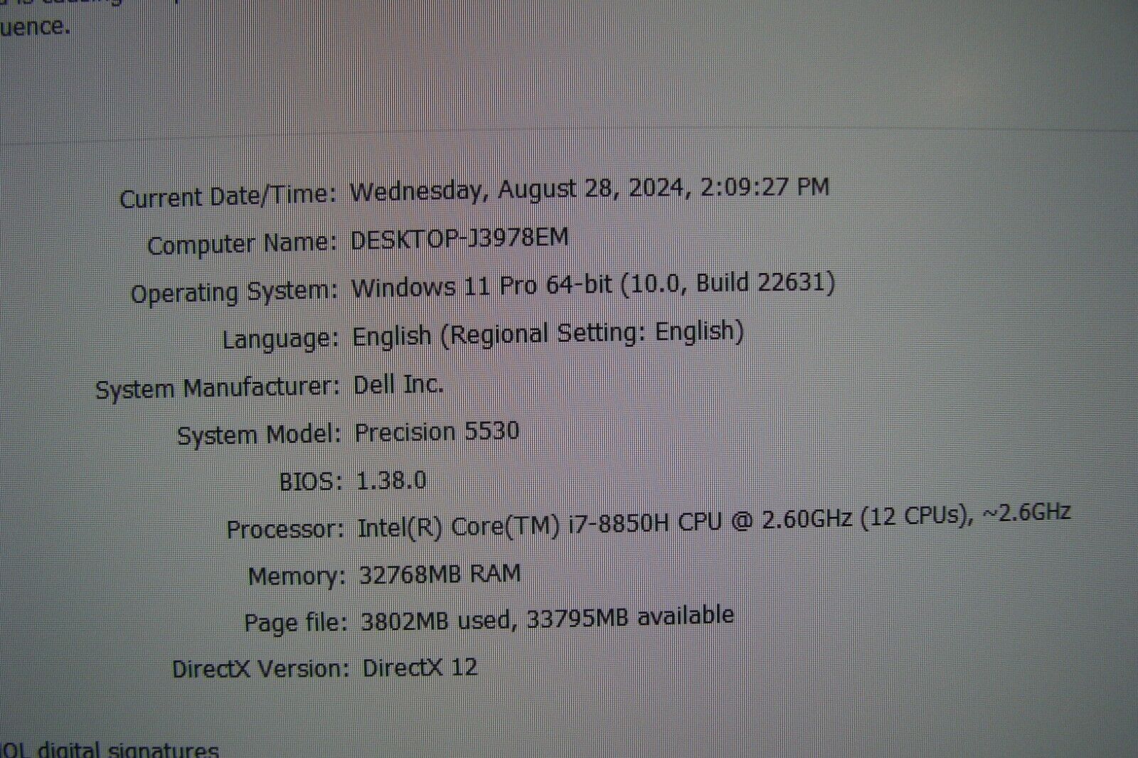 Dell Precision 5530 15.6