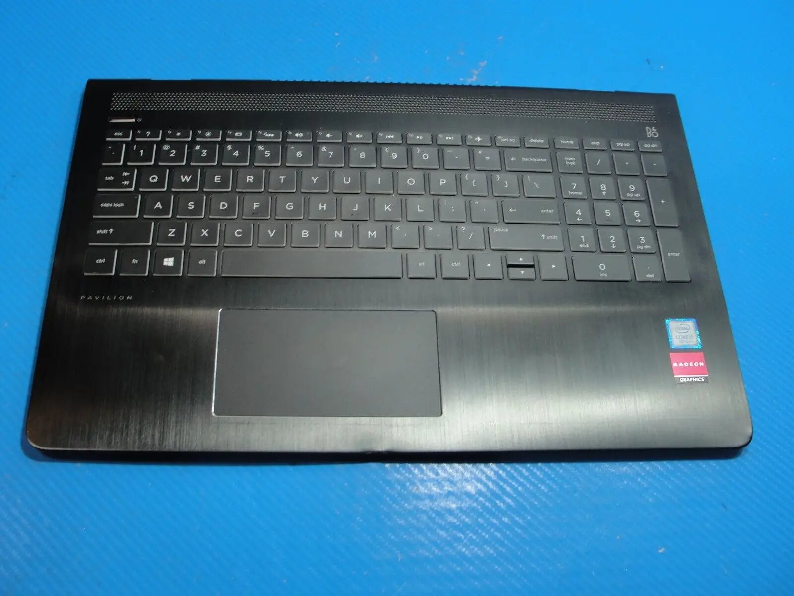 HP Pavilion Power 15.6” 15t-cb000 OEM Palmrest w/TouchPad Keyboard 3YG75KA00G