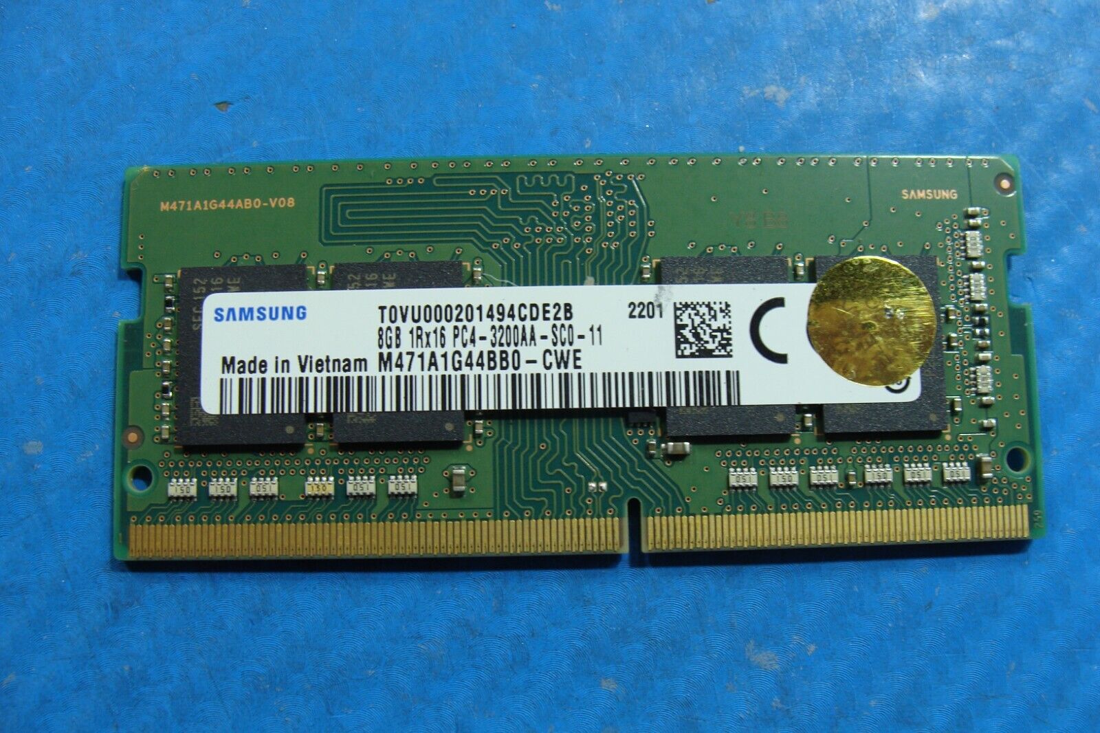 Dell 5760 Samsung 8GB 1Rx16 PC4-3200AA Memory RAM SO-DIMM M471A1G44BB0-CWE