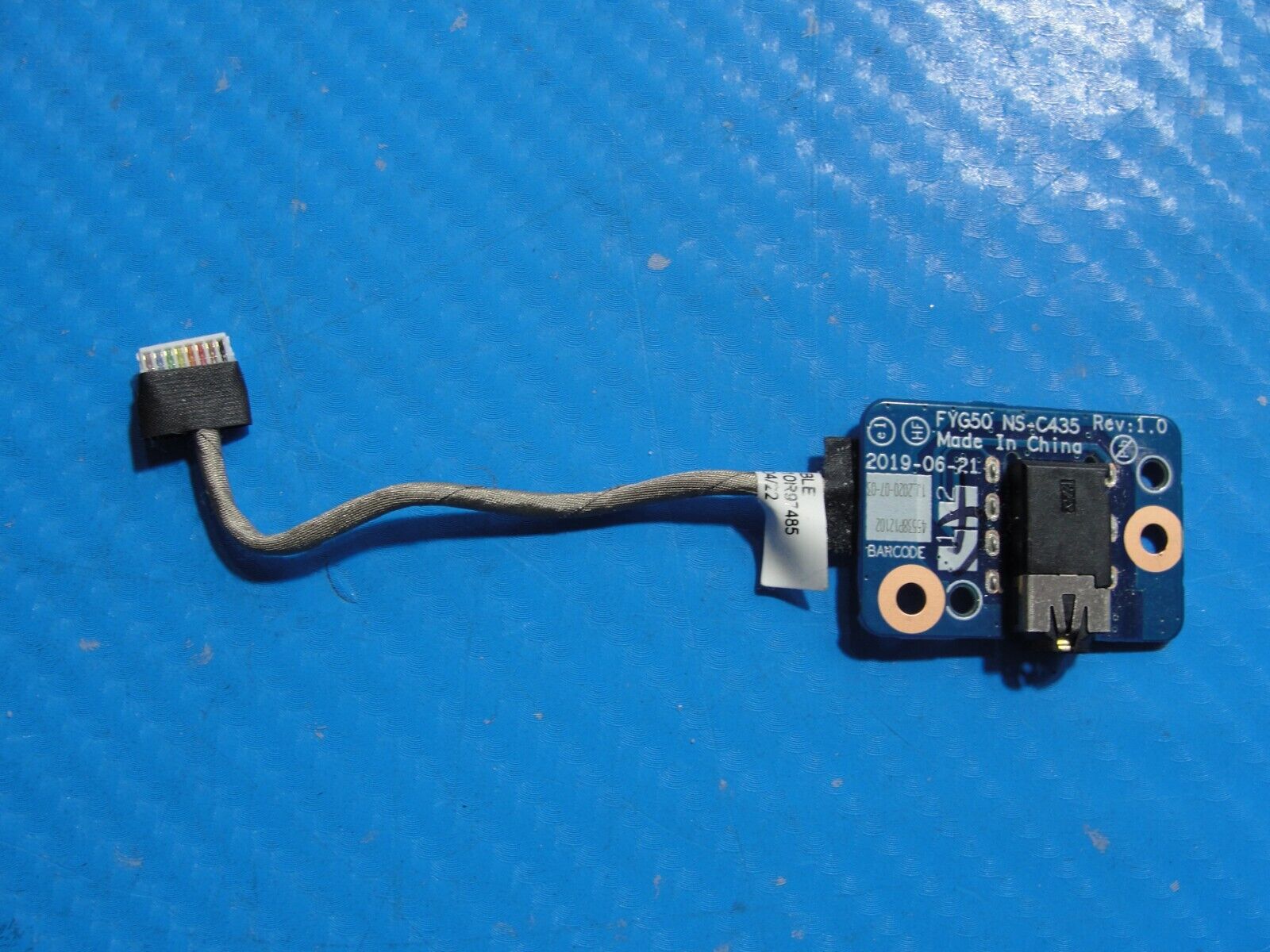 Lenovo Yoga 15.6” C740-15IML 81TD OEM Laptop Audio Port Board w/Cable NS-C435