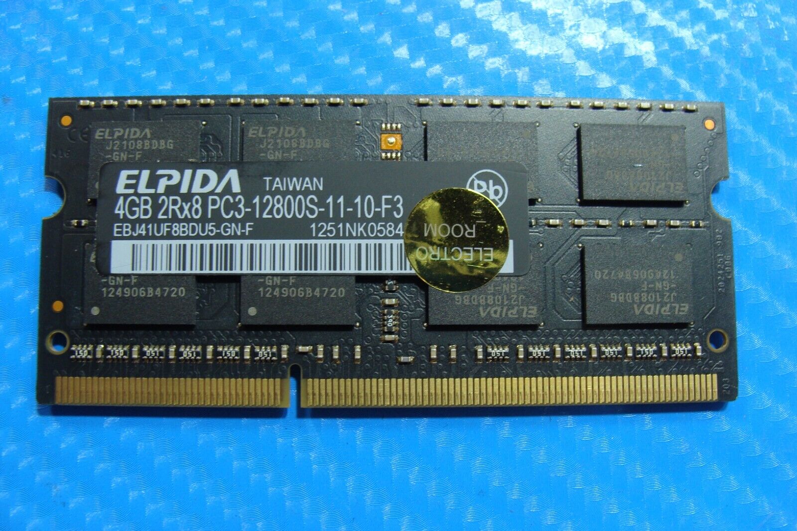 iMac A1419 Elpida 4GB 2RX8 PC3-12800S RAM Memory RAM EBJ41UF8BDU5-GN-F