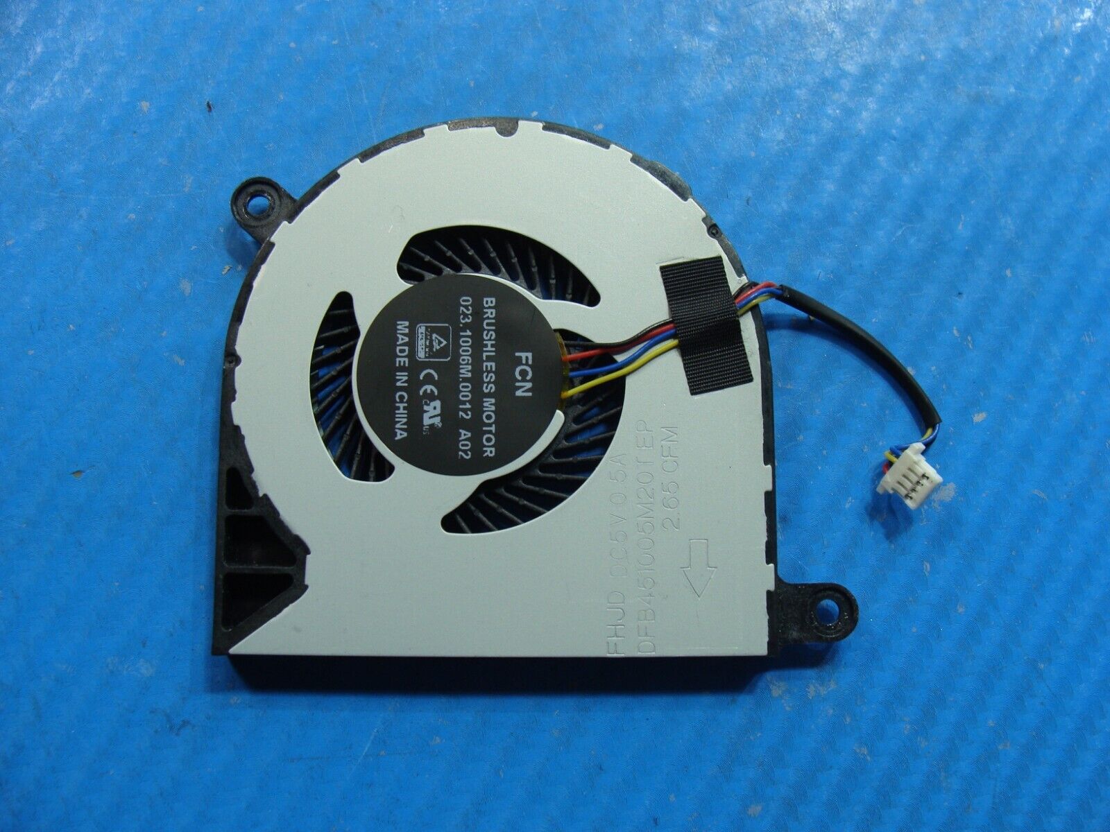 Dell Latitude 13.3” 13 3379 Genuine Laptop CPU Cooling Fan 31TPT 023.1006M.0012