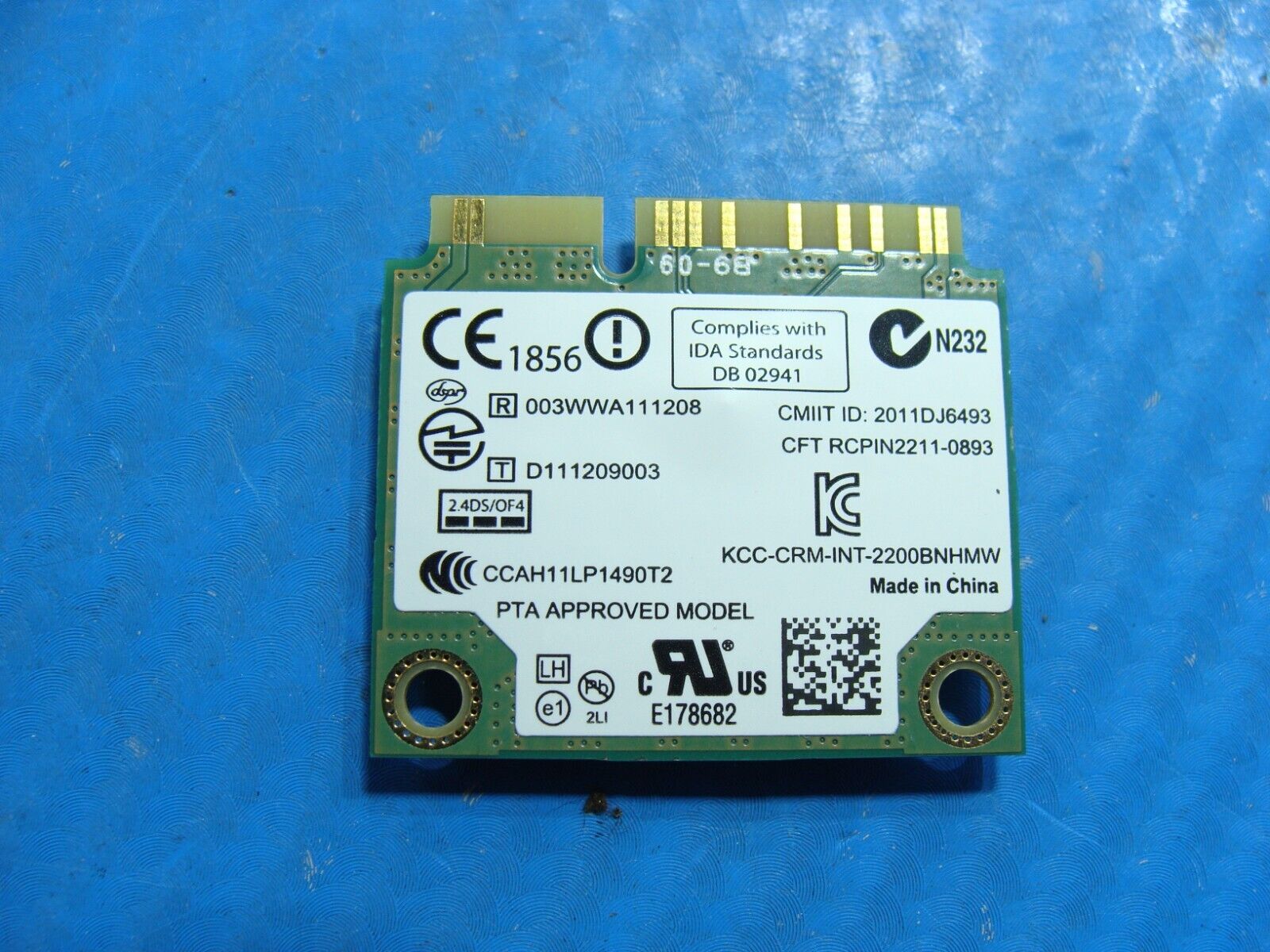 Asus AIO ET2300INTI-B040K Genuine Wireless WiFi Card 670288-001 2200BNHMW