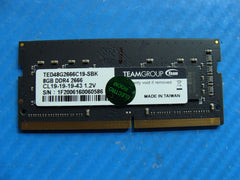 CyberPowerPC Tracer IV GM7MP0P TeamGroup 8GB Memory RAM SODIMM TED48G2666C19-SBK