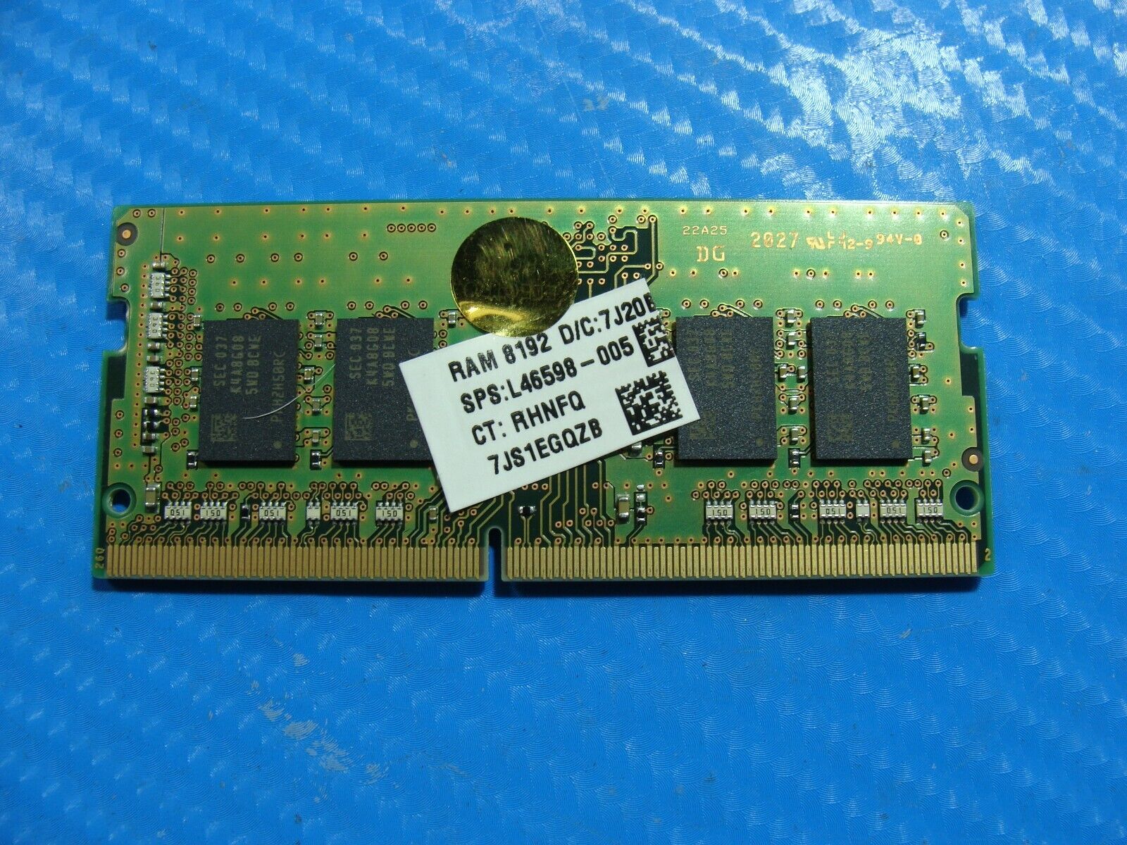 HP 15m-ed0013dx Samsung 8GB 1Rx8 PC4-3200AA Memory RAM SO-DIMM M471A1K43DB1-CWE