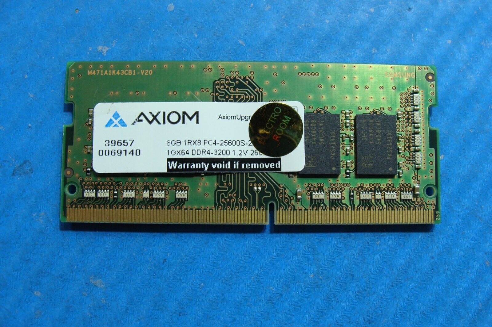 Dell 5420 Axiom 8GB 1Rx8 PC4-25600S 1Gx64 DDR4-3200 SO-DIMM Memory RAM