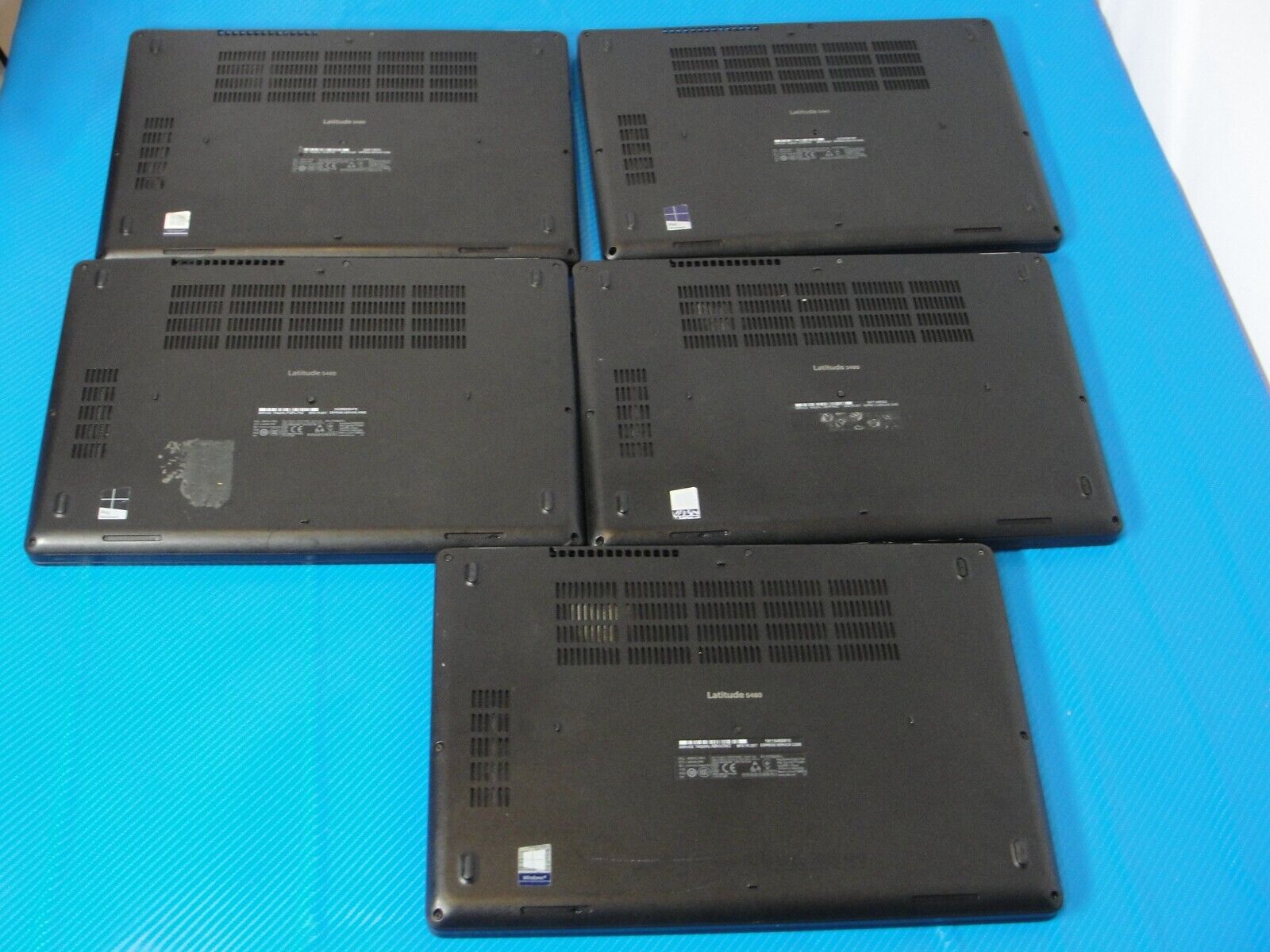 Lot 5x Dell Latitude 5480 Intel i5-7300U Laptop EXCELLENT BATTERY PWR Adp NO SSD