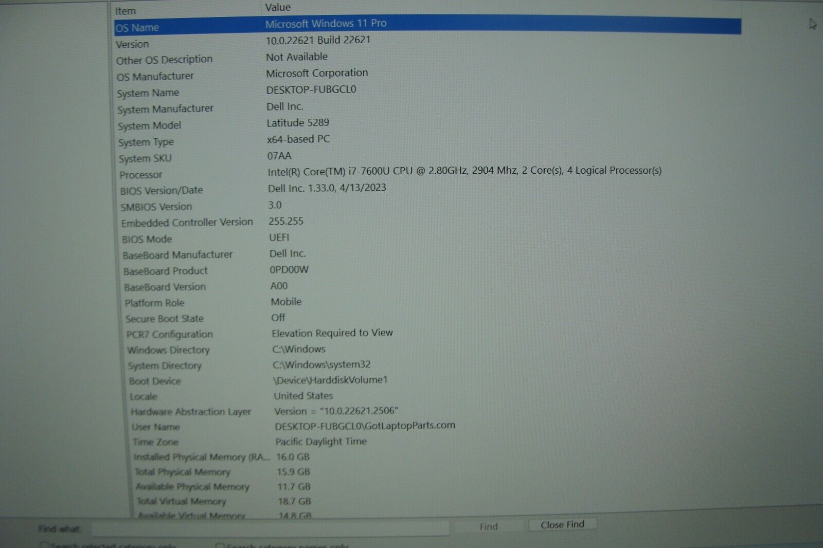 Dell Latitude 5289 2in1 12.5