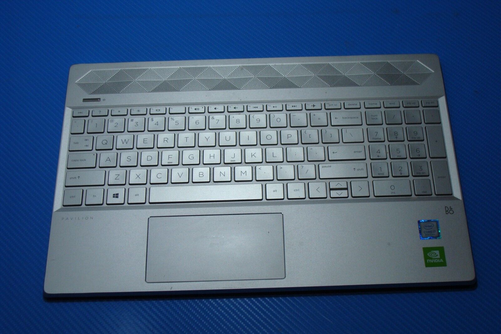 HP Pavilion 15.6” 15t-cs200 OEM Laptop Palmrest w/TouchPad Keyboard L25334-001