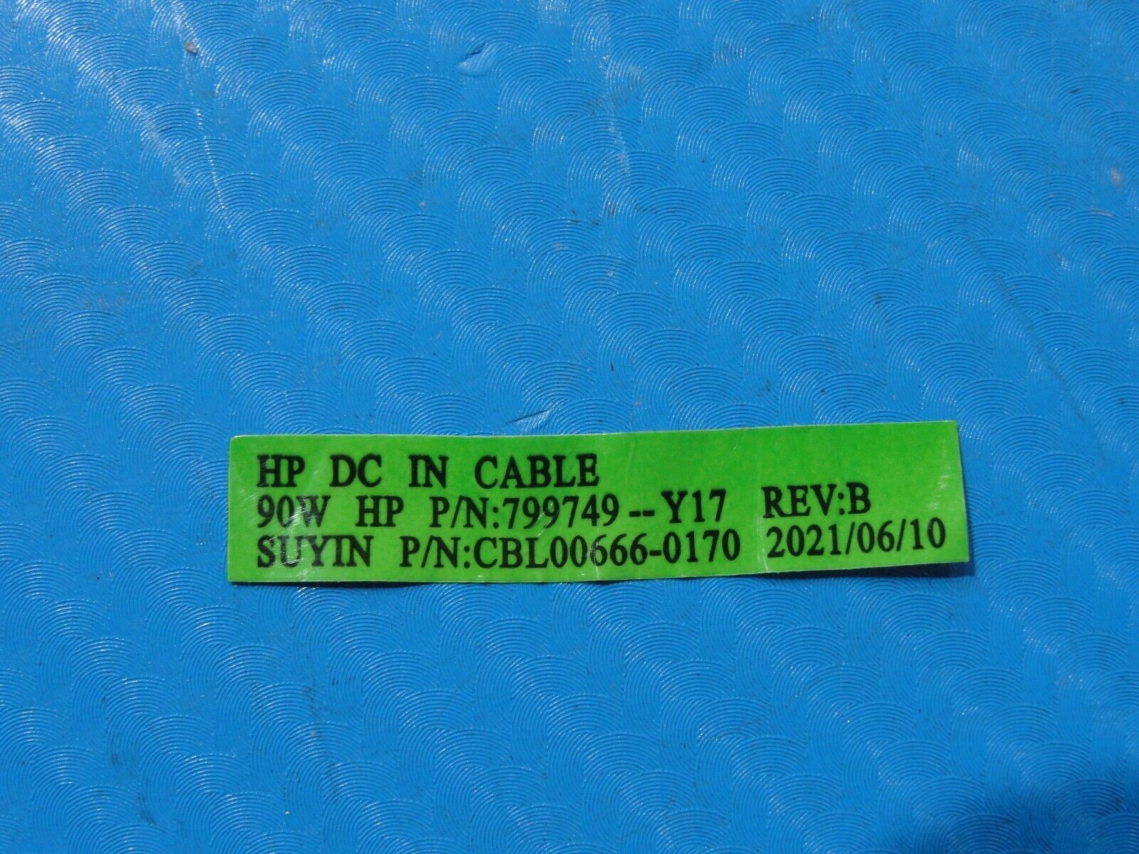 HP 15.6” 15-dy4038nr Genuine Laptop DC IN Power Jack w/Cable 799749-Y17