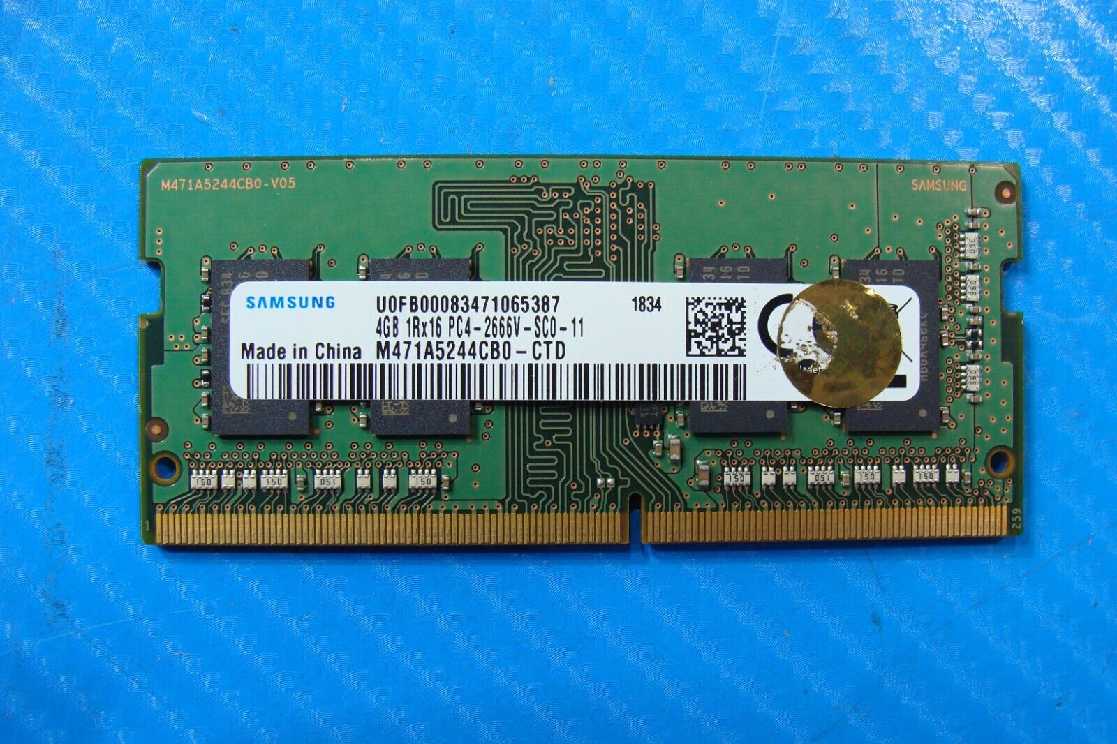 HP 15m-cn0012dx Samsung 4GB 1Rx16 PC4-2666V Memory RAM M471A5244CB0-CTD