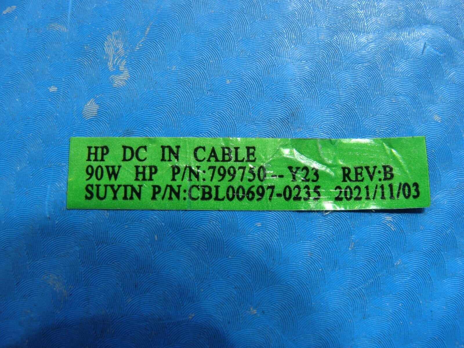 HP 15.6” 15z-gw000 Genuine Laptop DC IN Power Jack w/Cable 799750-Y23