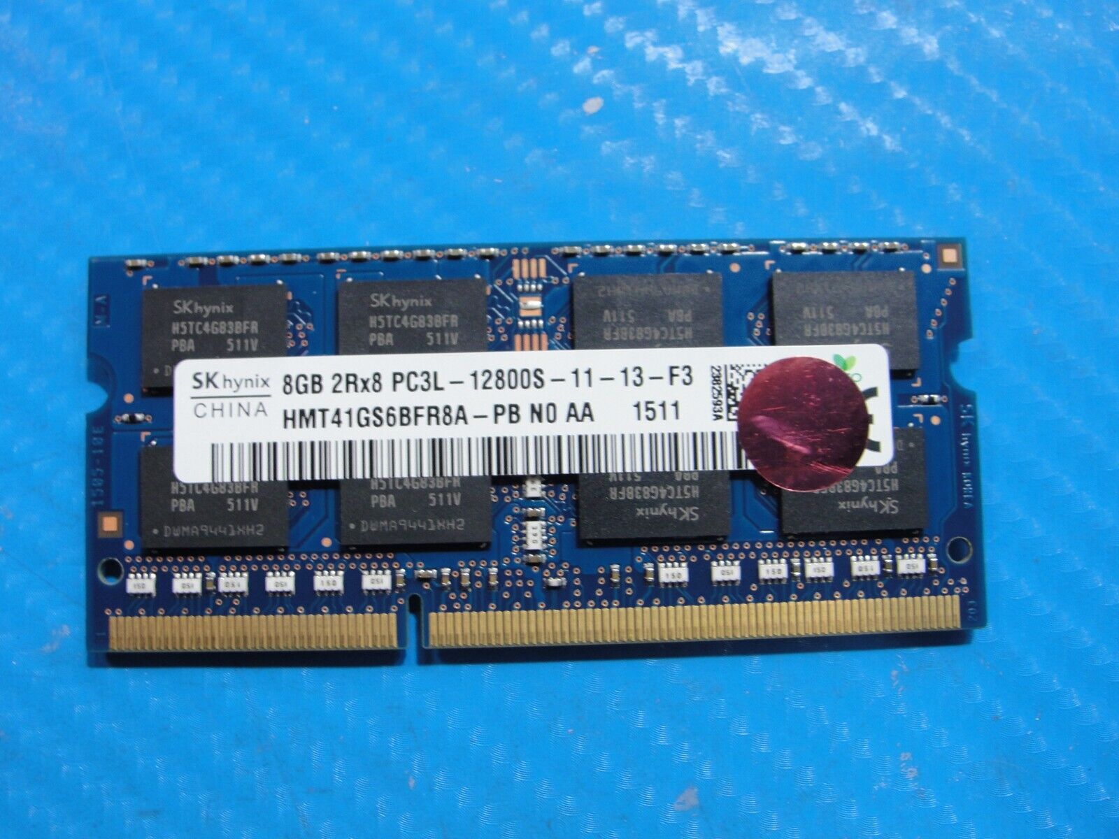 Dell 13 7353 SK Hynix 8GB 2Rx8 PC3L-12800S SO-DIMM Memory RAM HMT41GS6BFR8A-PB