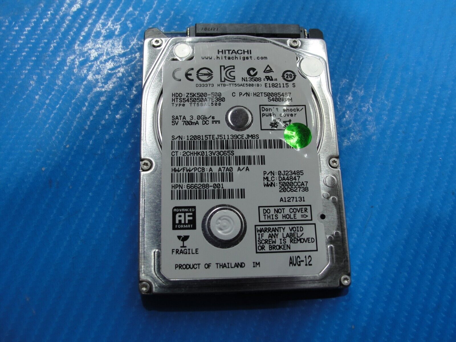 HP Sleekbook 4 HGST 500Gb Sata 2.5