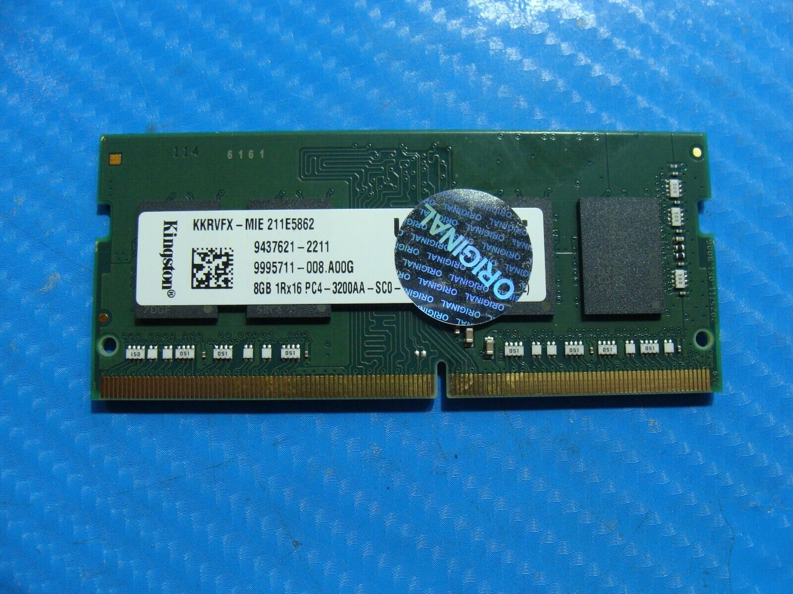 Dell 14 5425 Kingston 8GB 1Rx16 PC4-3200AA Memory RAM SO-DIMM KKRVFX-MIE