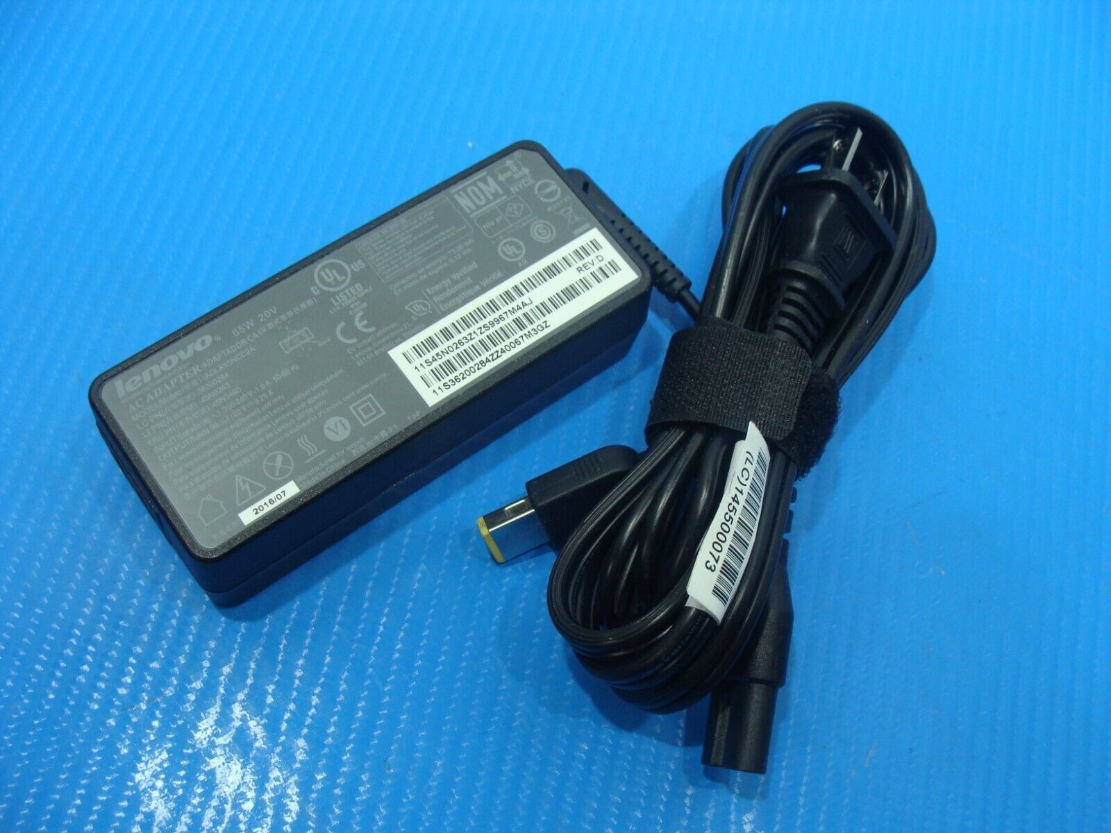 Laptop Charger Lenovo 65w 20V 3.25A IdeaPad Yoga Power Supply Genuine OEM