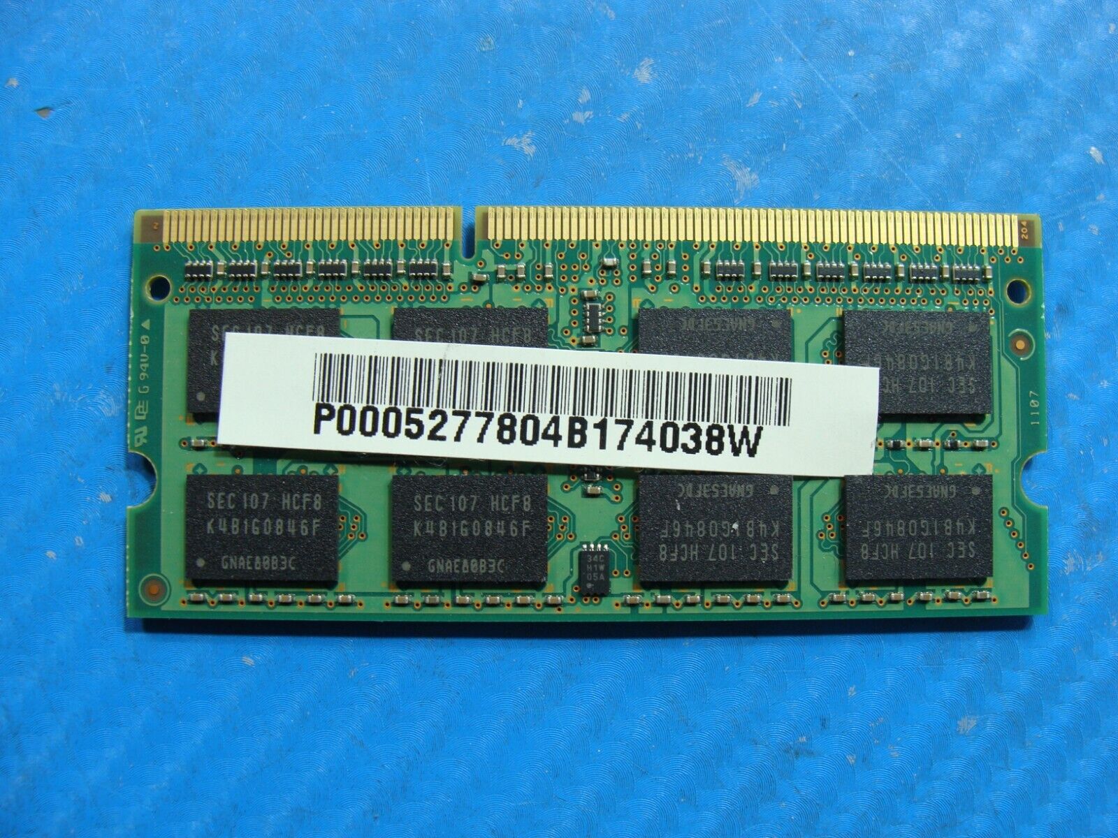 Toshiba L655 Series Samsung 2GB PC3-8500S Memory RAM SO-DIMM M471B5673FH0-CF8