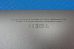 MacBook Pro A2338 13" Late 2020 MYDA2LL/A Bottom Case Space Gray 613-13916-A