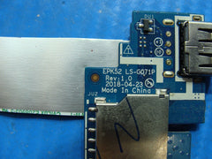 HP 15.6” 15t-da100 Genuine Laptop USB Card Reader Board w/Cable LS-G071P