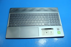 HP Pavilion 15-cs3073cl 15.6" Palmrest w/Touchpad Keyboard Backlit L49391-001