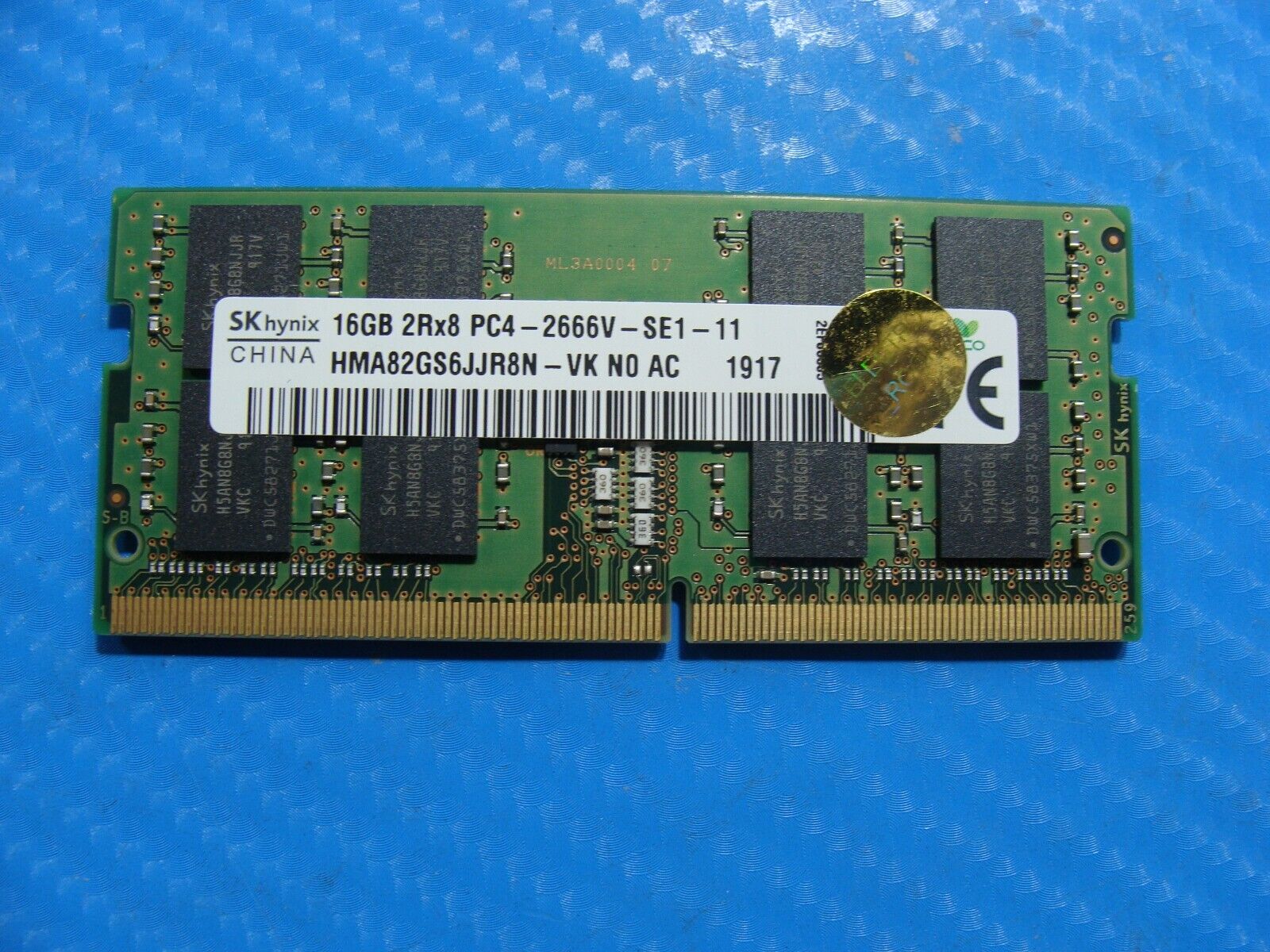 Dell 5540 SK Hynix 16GB 2Rx8 PC4-2666V SO-DIMM Memory RAM HMA82GS6JJR8N-VK