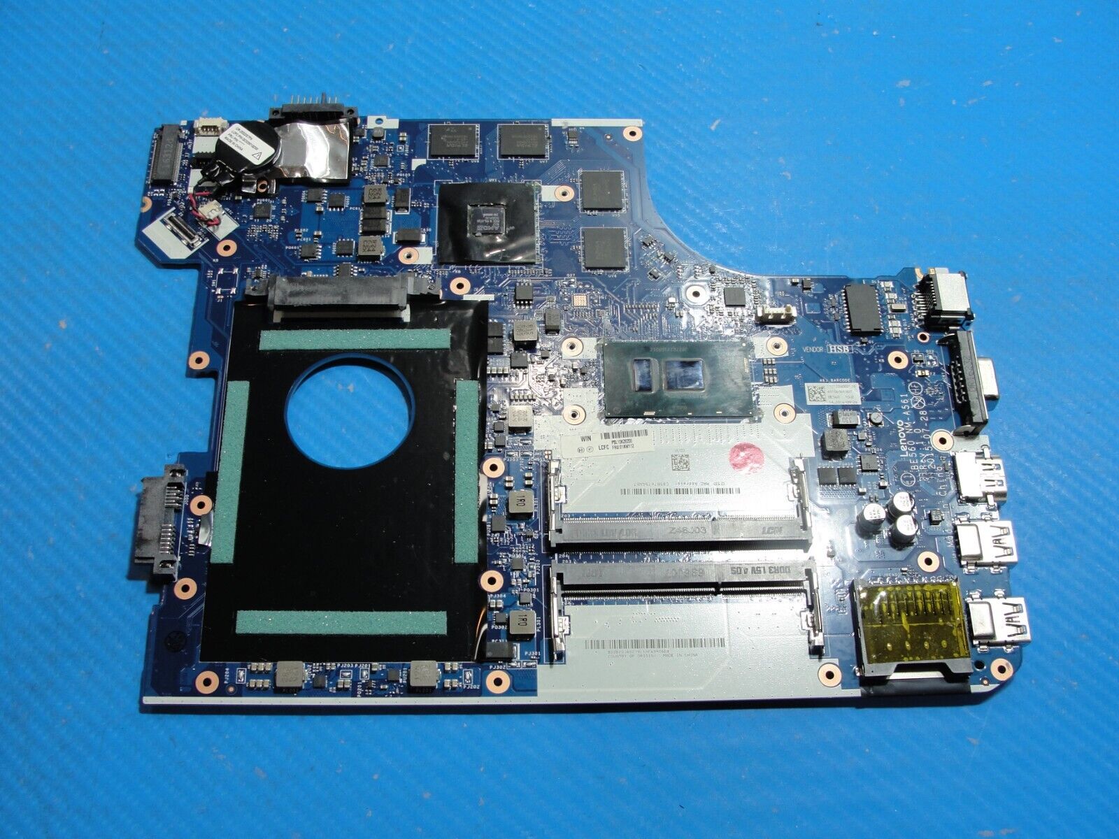 Lenovo ThinkPad 15.6” E560 OEM Intel i7-6500U 2.5GHz Motherboard 01AW112 NM-A561