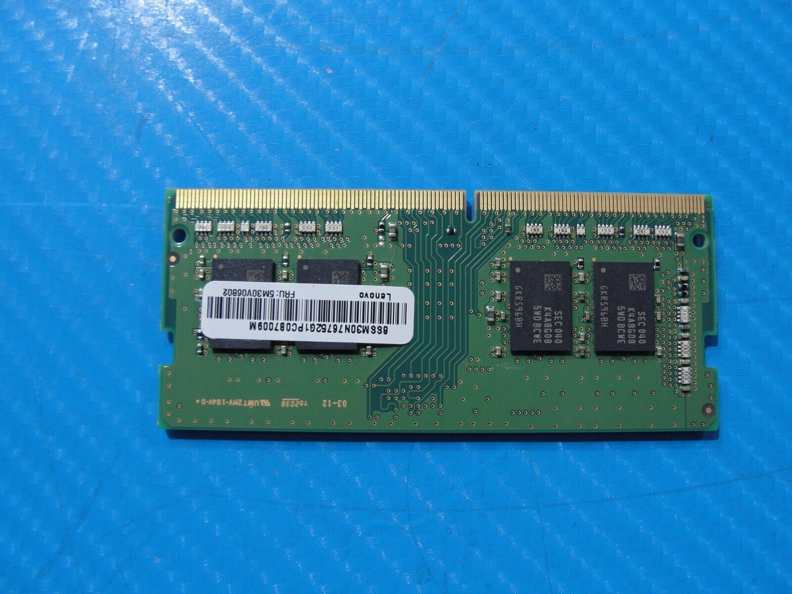 Lenovo T15 Gen 1 Samsung 8GB 1Rx8 PC4-3200AA SO-DIMM Memory RAM M471A1K43DB1-CWE