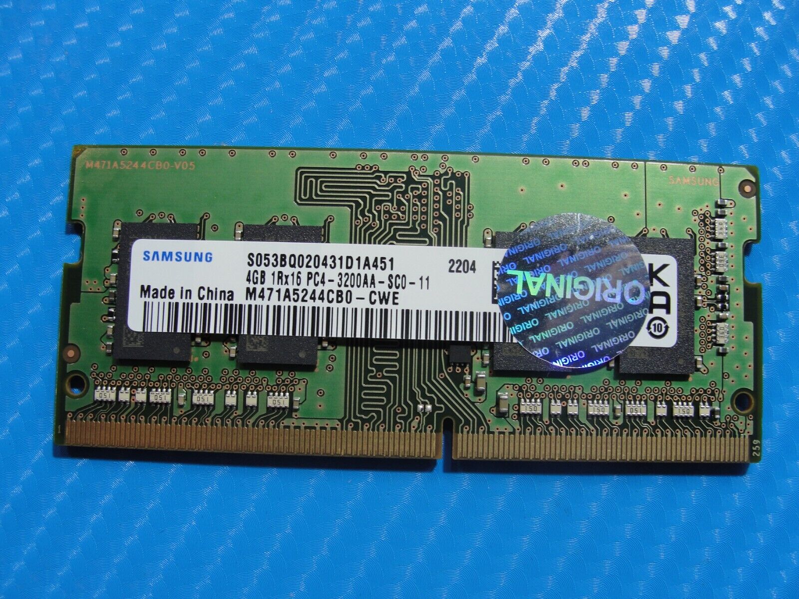 HP 15m-eu0033dx Samsung 4GB 1Rx16 PC4-3200AA Memory RAM SO-DIMM M471A5244CB0-CWE