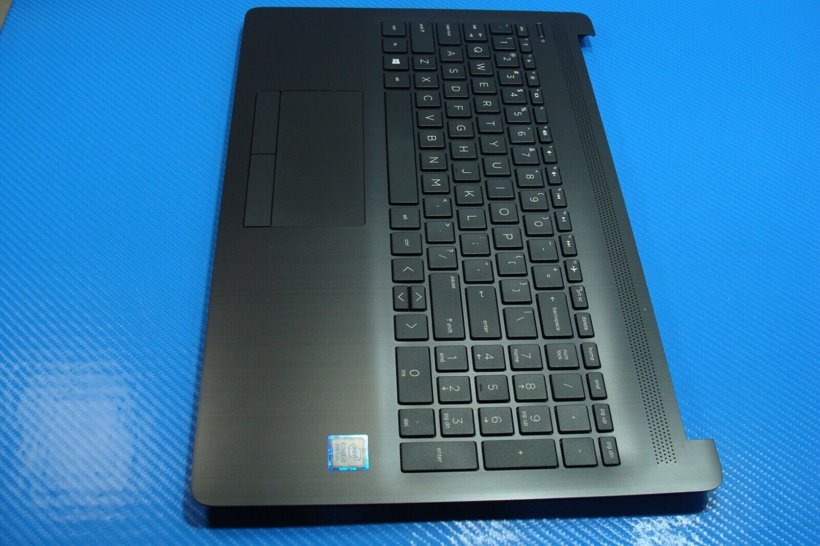 HP 15.6” 15-da0033wm Genuine Laptop Palmrest w/TouchPad Keyboard Grade A