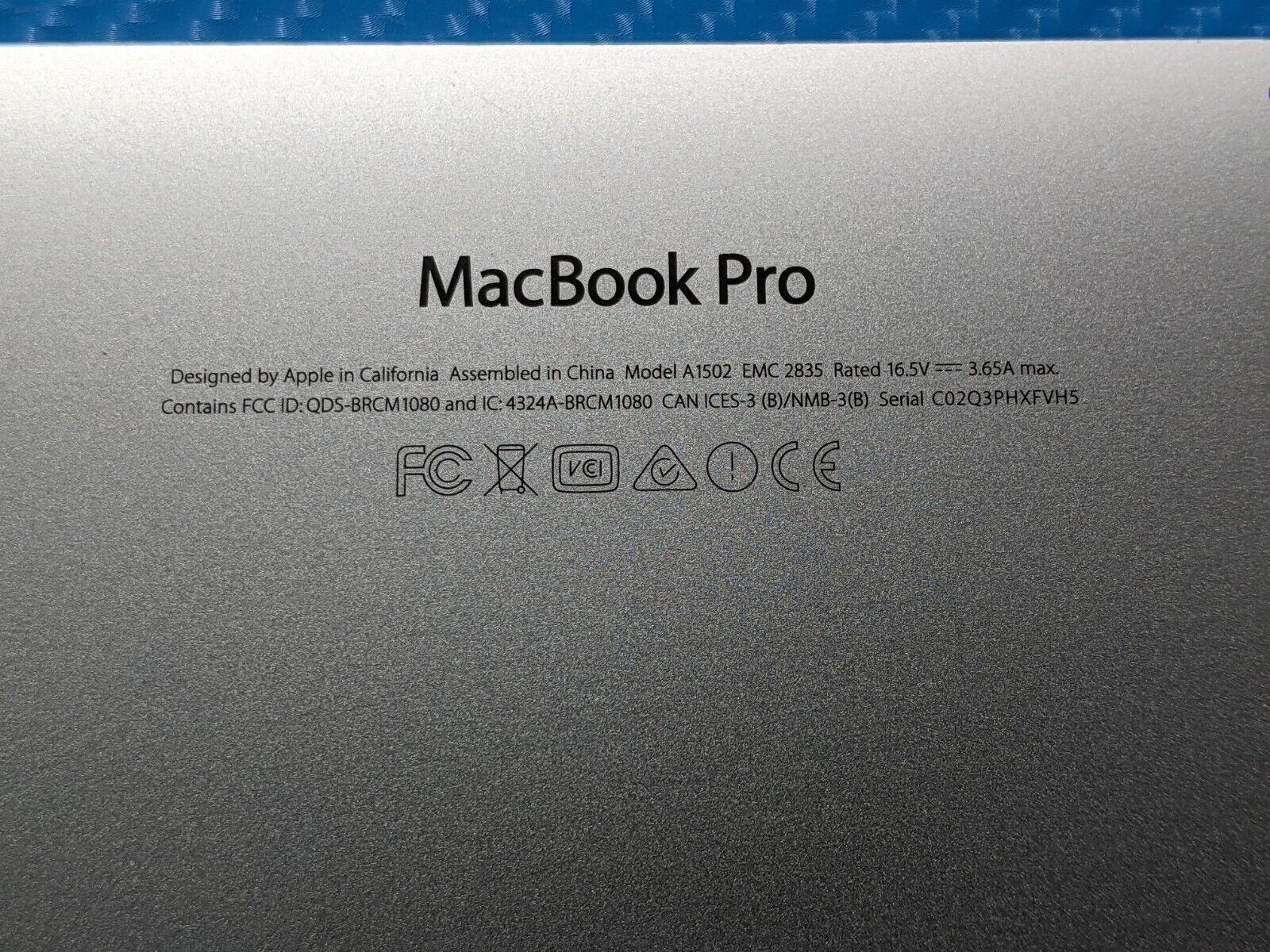 MacBook Pro A1502 13