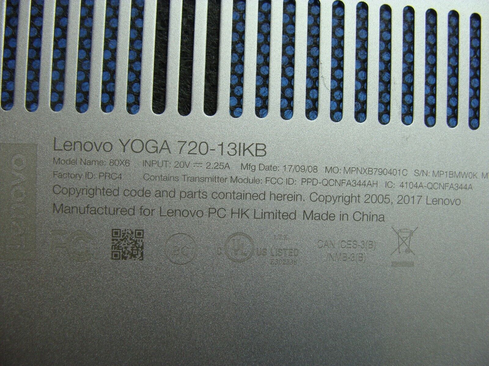 Lenovo Yoga 720-13IKB 13.3