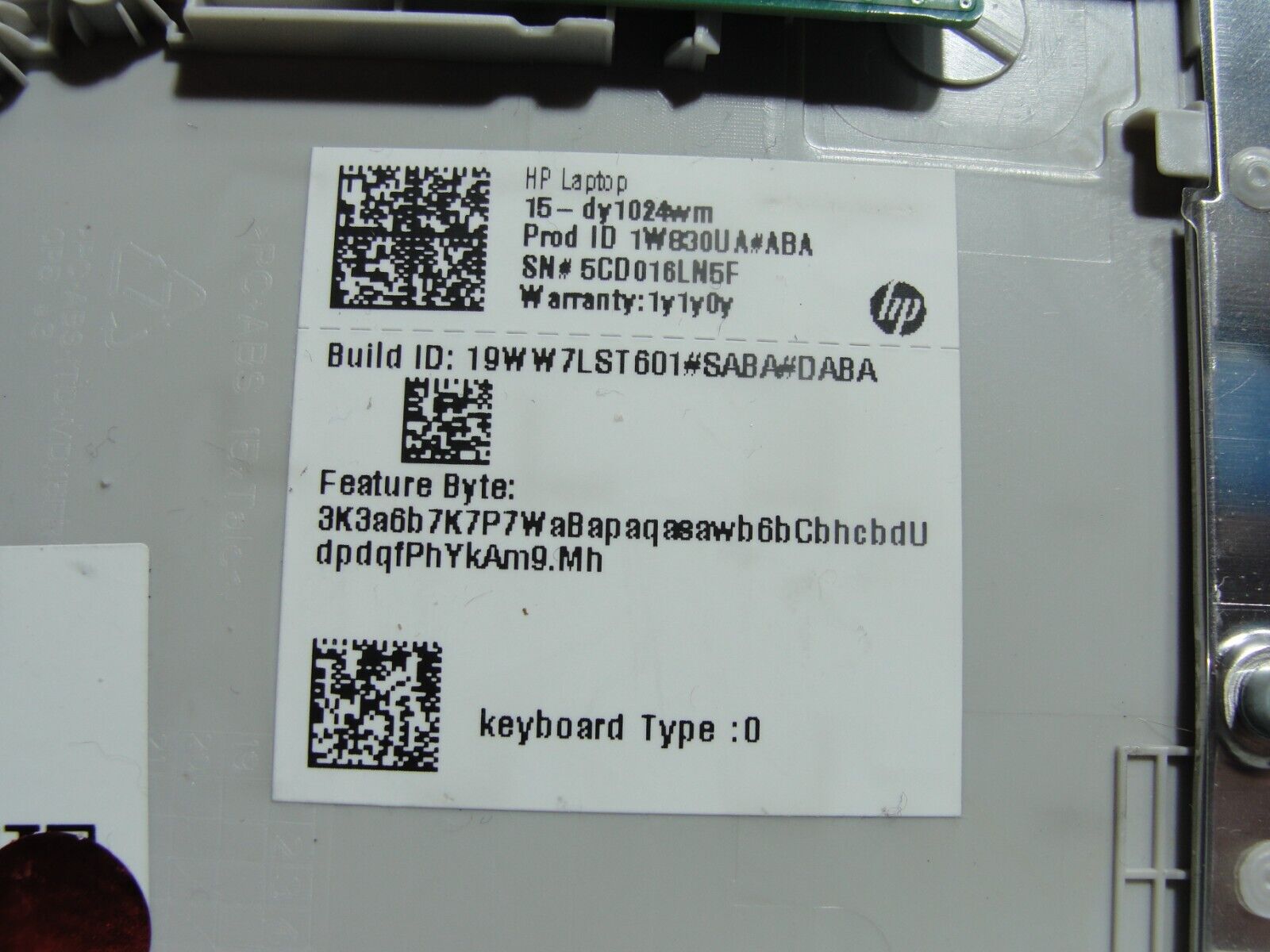 HP 15-dy1024wm 15.6